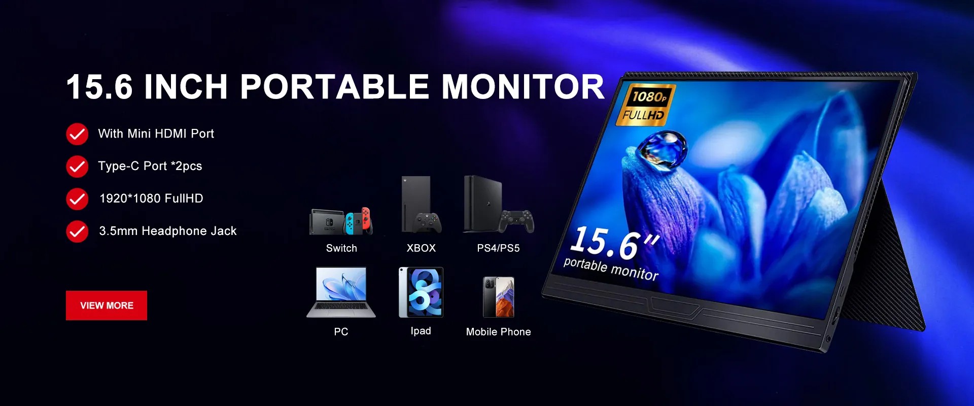 Fournisseur de moniteur portable en Chine