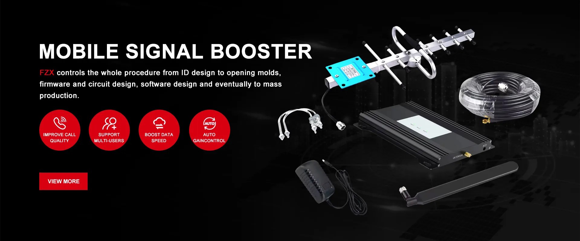 Usine de booster de signal mobile en Chine